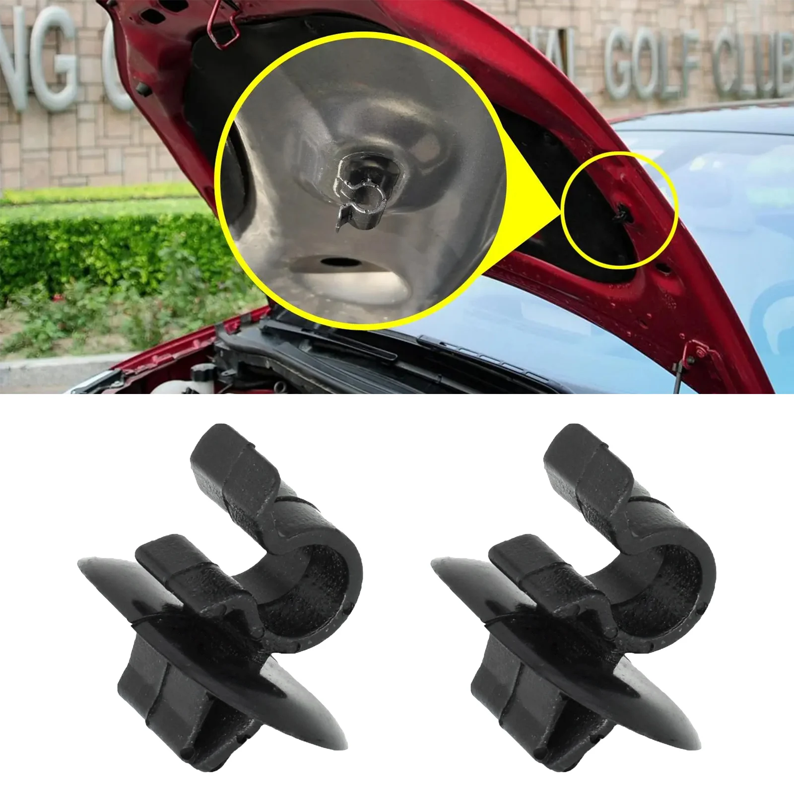 2 шт. для Peugeot 1007106206 3063008 407 Partner B9 капот стержень опора держатель зажим фиксатор