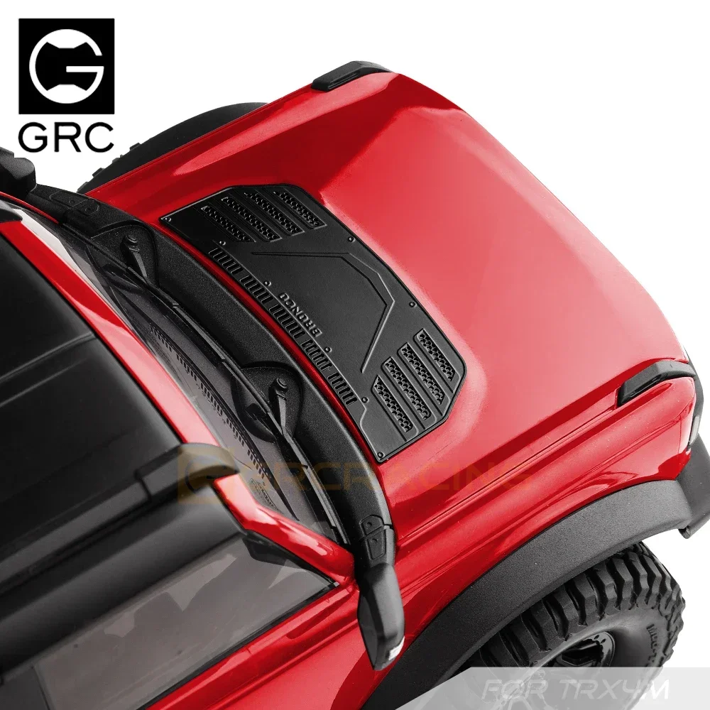 Фото GRC TRX4M Декоративный лист из нержавеющей стали F #   Опционарные детали для обновления капота TRX4m Bronco # G179FS/B №3