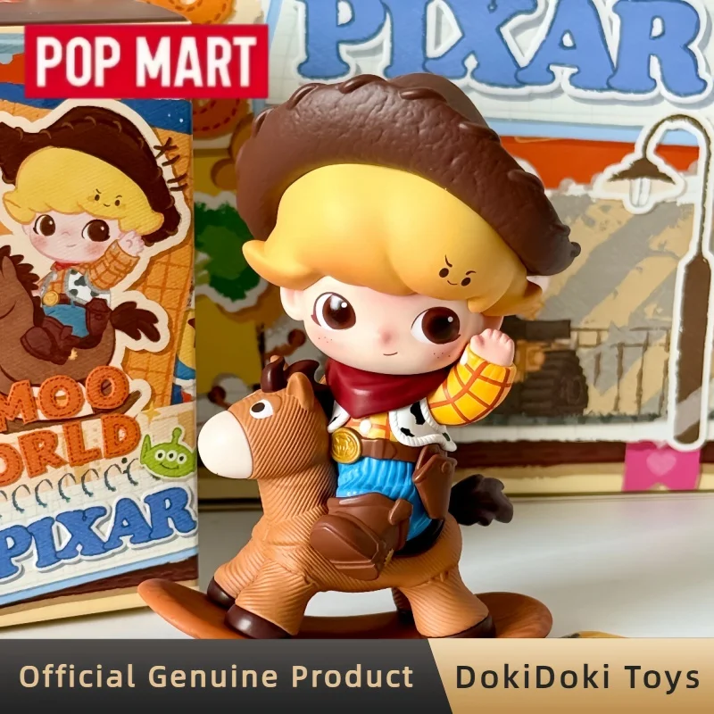 Фото Коллекционная фигурка POPMART Dimoo World Pixar Series: милый аниме-персонаж в слепой коробке, украшение для рабочего стола, игрушка-подарок для взрослых коллекционеров №2