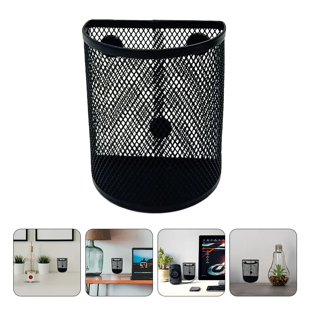 

2pcs Multifunctional Storage Case Magnetic Pen Holder Iron Mesh Pen Holder