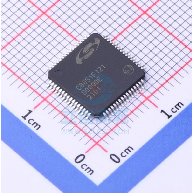 

C8051F121-GQR package TQFP-64 New Original Genuine Microcontroller IC Chip (MCU/MPU/SOC)