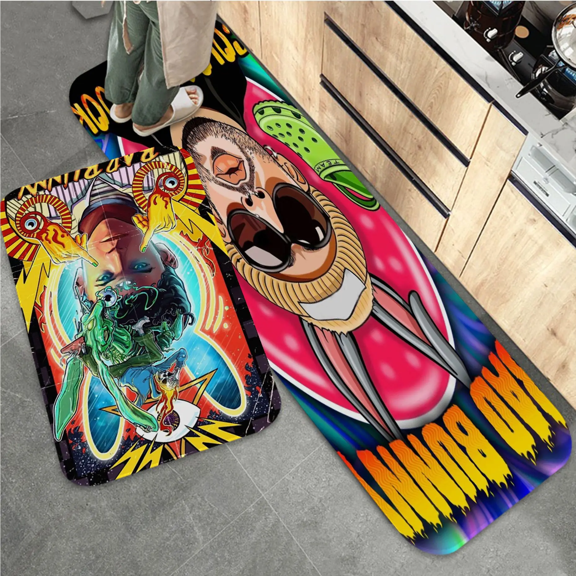 

Bad Bunny Bathroom Mat Nordic Style Home Doormat Bathroom-Toilet Mats Bedroom Alfombra