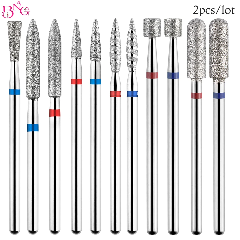 

2 шт./партия, алмазные фрезы для маникюра