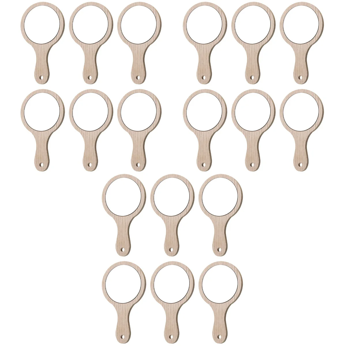 

18 Pcs Makeup Mirror Travel Portable Cosmetic Mirror Home Makeup Tool