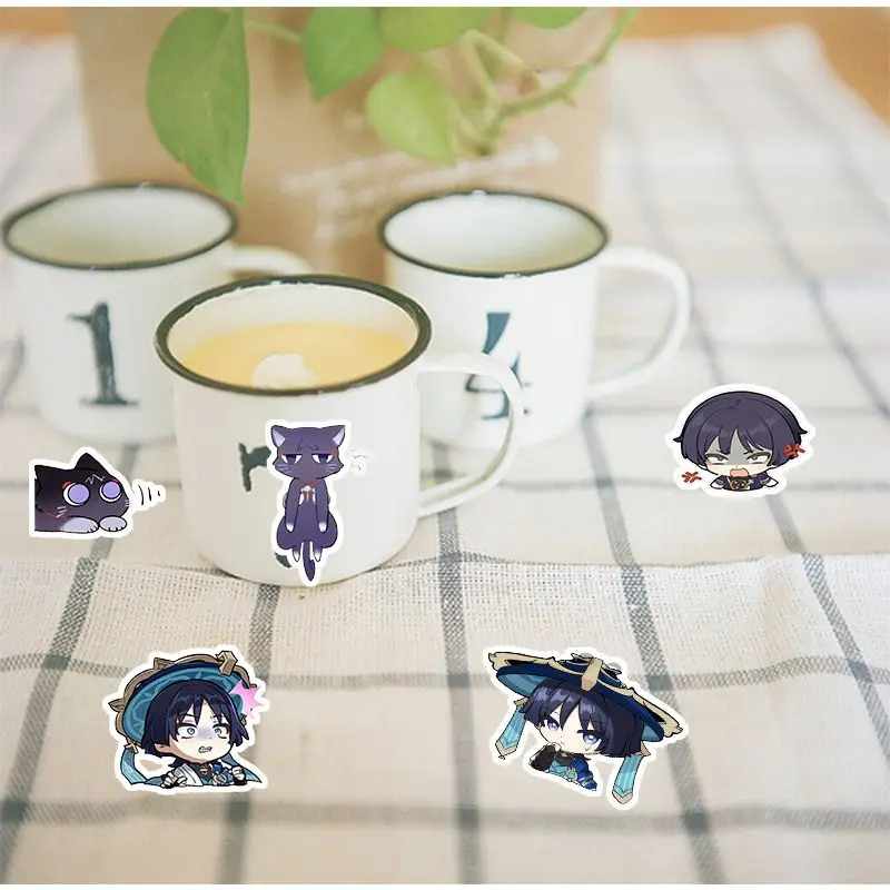 Рисунок 3 - Аниме стикер Scaramouche Genshin Impact s