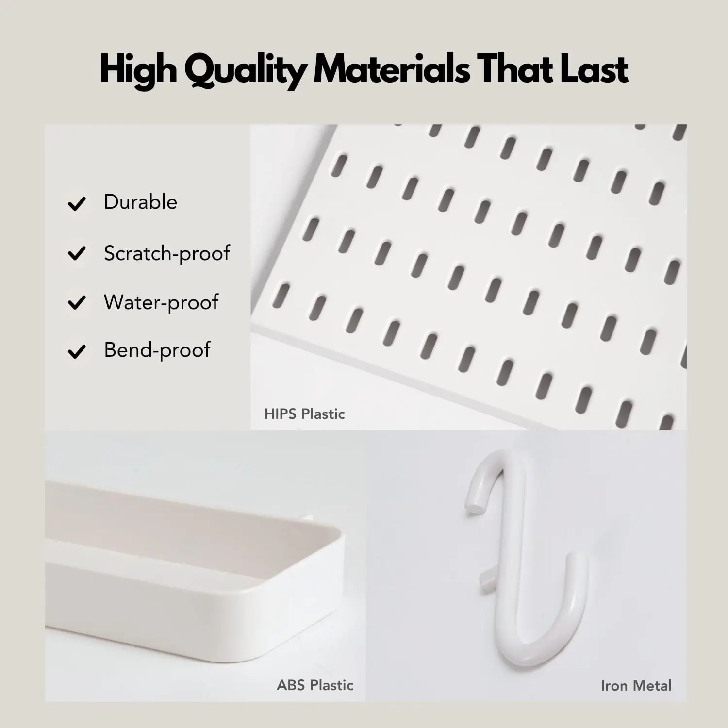 Комбинированный комплект Pegboard 4 Pegboards 13 аксессуаров модульная Подвеска для