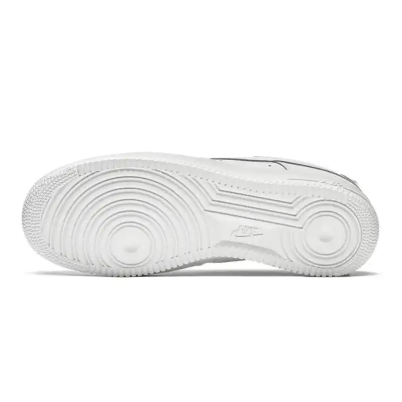 【Настроить】Nike Air Force 1 Обувь для скейтбординга Мужские низкие белые/черные