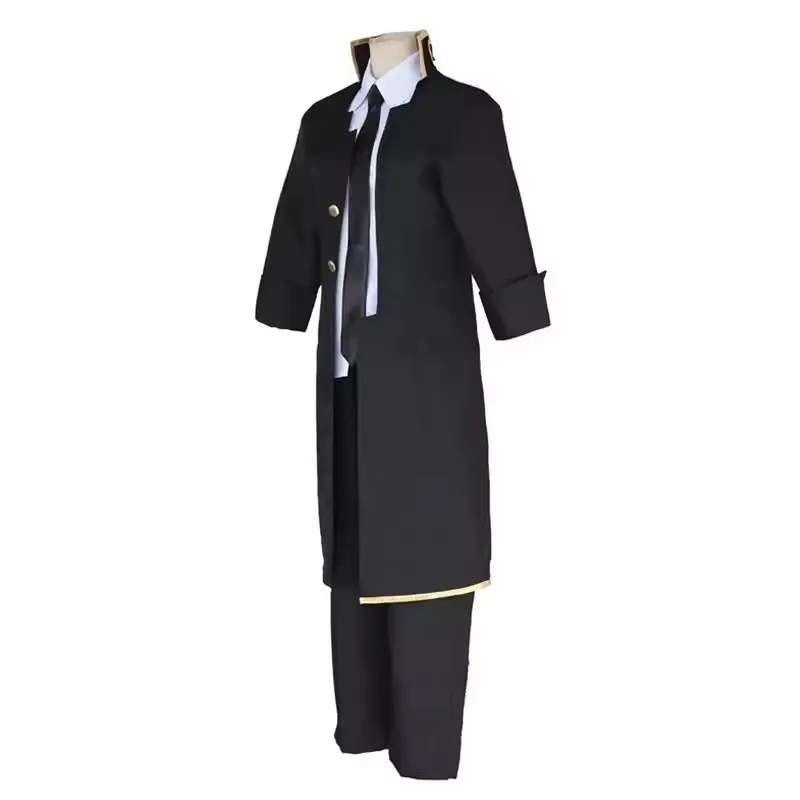 Аниме Ятогами Курох костюмы для косплея с пальто брюки рубашка галстук костюм