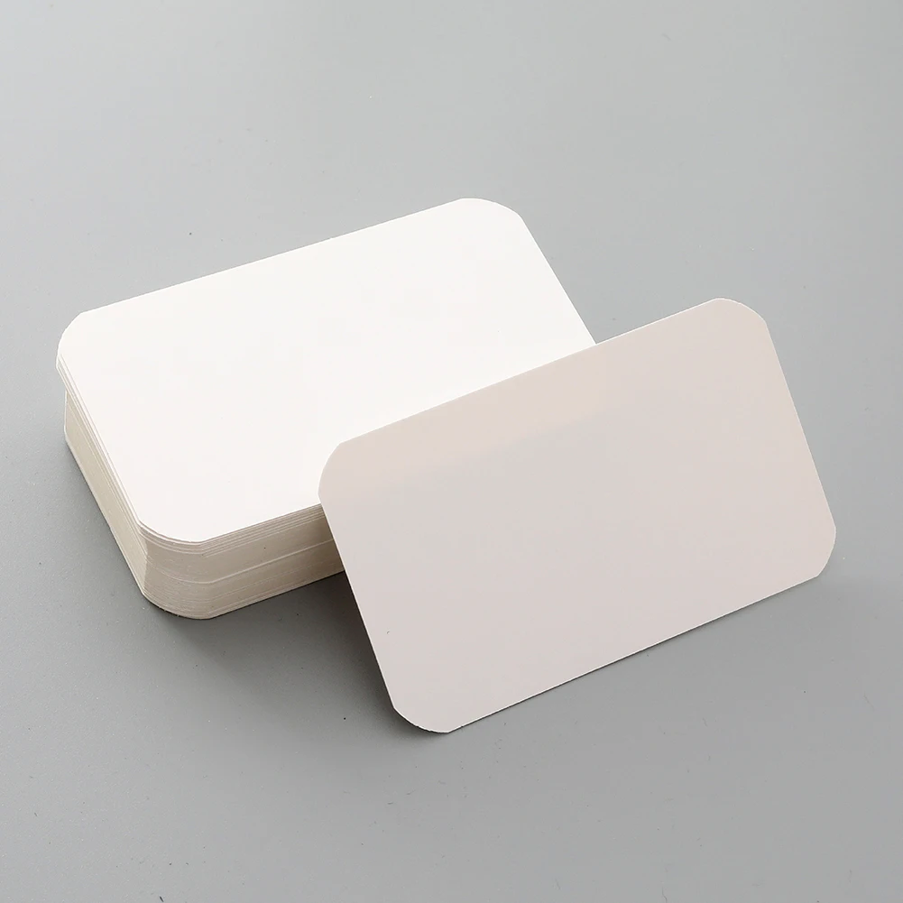 

100pcs/box Business Card Note DIY Message Word Thanks Greeting Card Appreciation Cardstock Gift Study Thank You Blank Paper