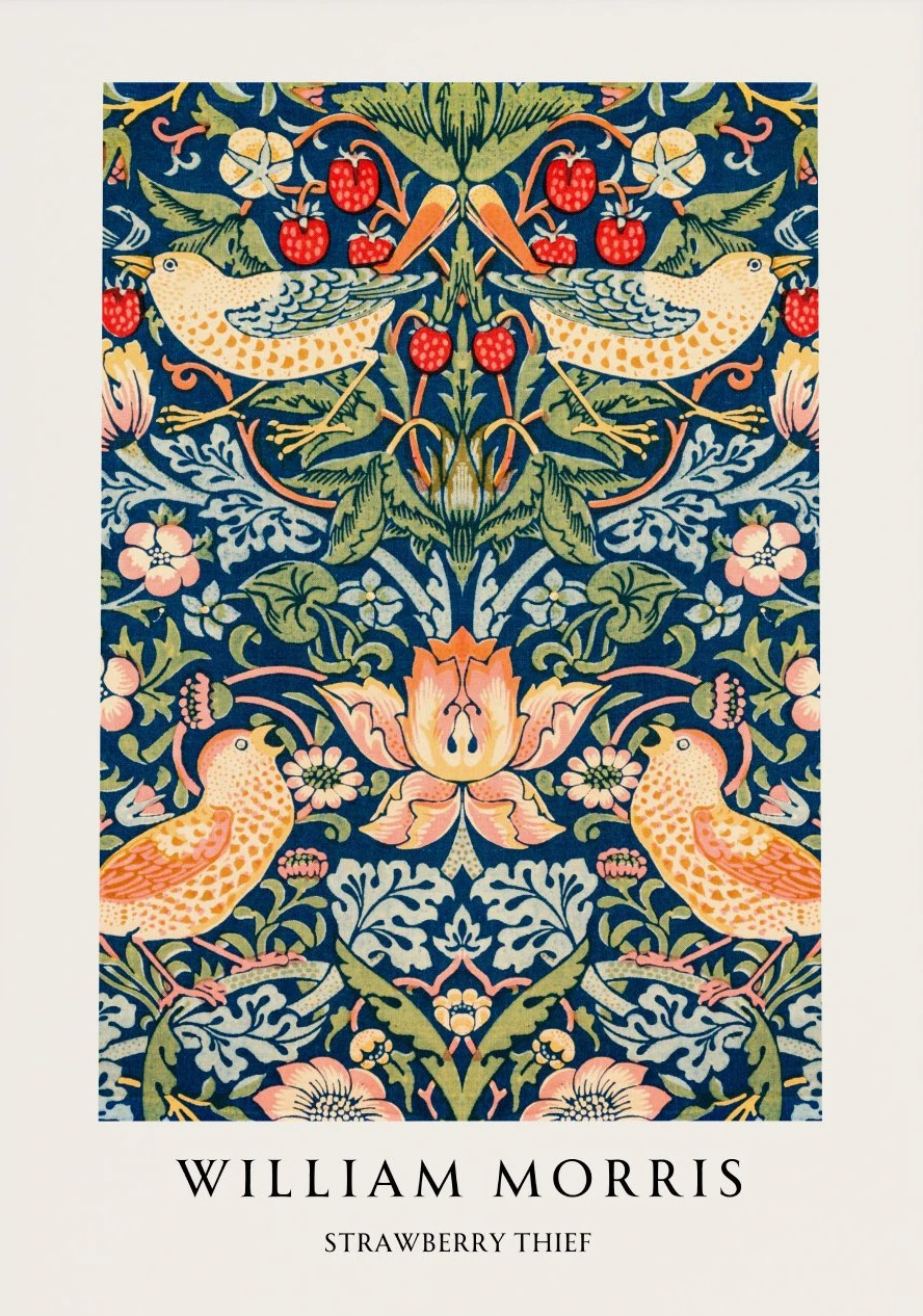 

Печать на холсте Уильям Моррис нейтральные ботанические принты