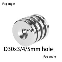 iman neodimio magnet aimant puissant round strong permanent powerful magnetic imanes d30x345mm with hole neodymium magnets