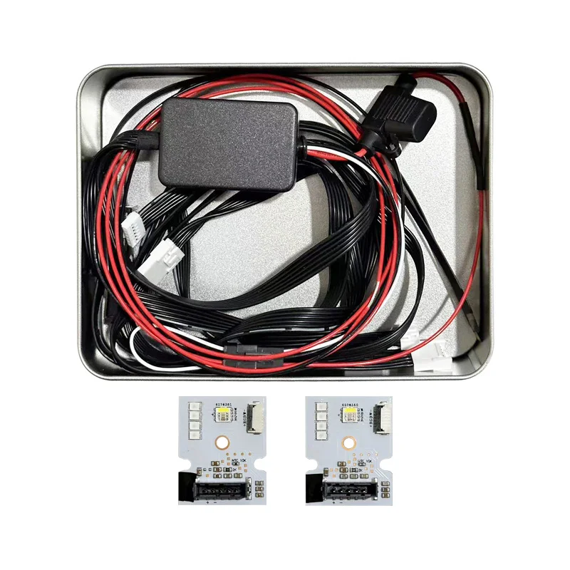 Icedriver для Audi Q3 DRL RGBW многоцветные светодиодные платы RGB дневные ходовые огни