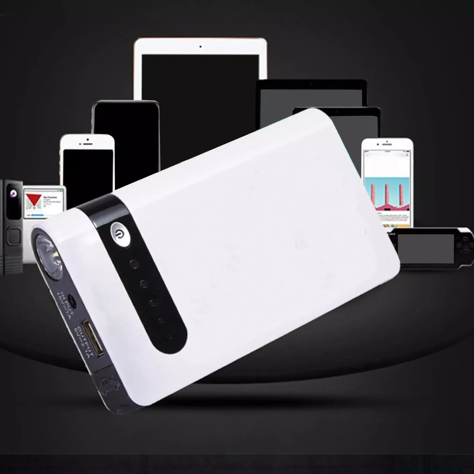 

NEW2023 Car with LED Display Start Power Fits for Laptop Mobile Phone