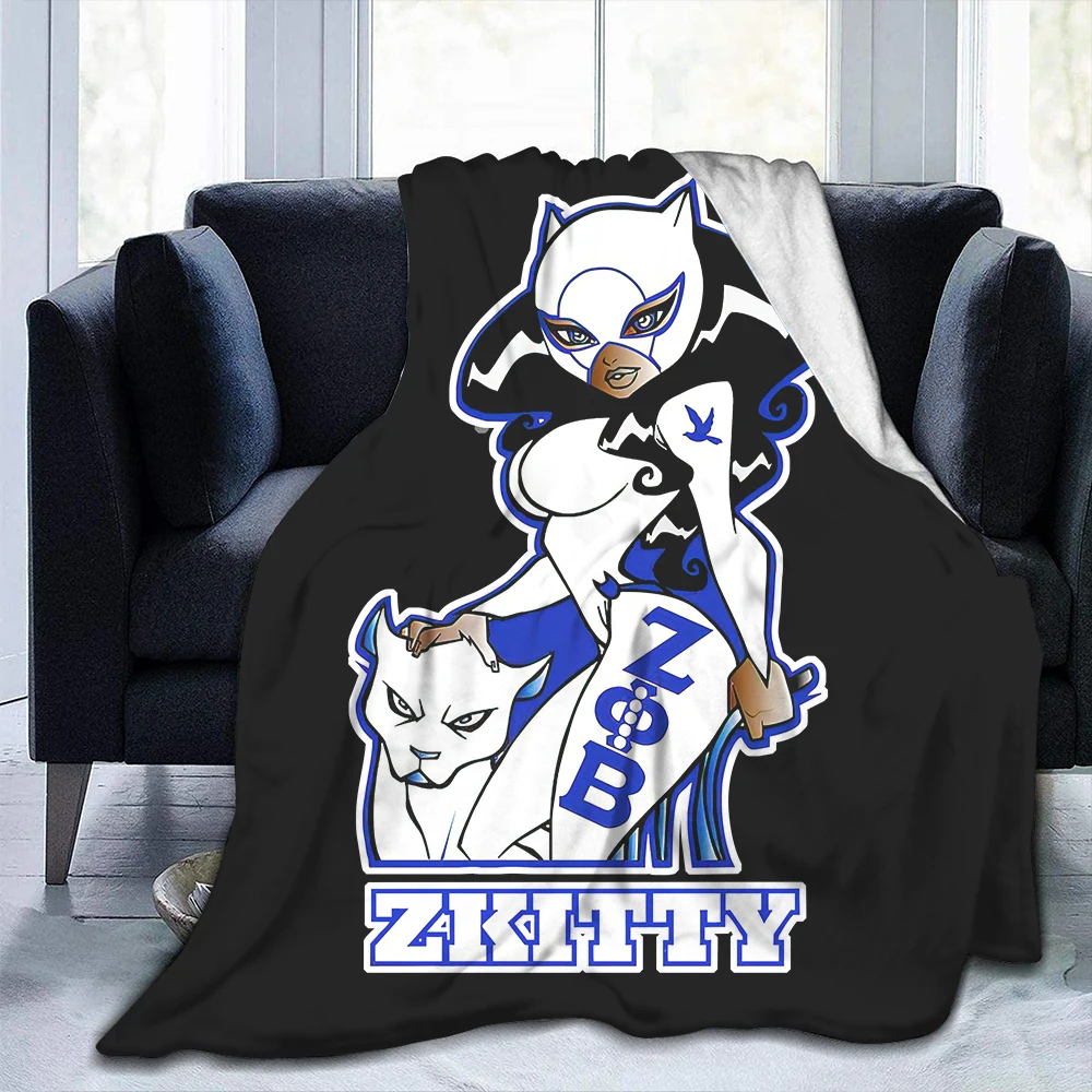 

Zeta Phi Beta Blanket Lightweight Soft Cozy Throw Blanket Flannel Fleece Blankets Various Sizes for Couch Bedroom Living Room