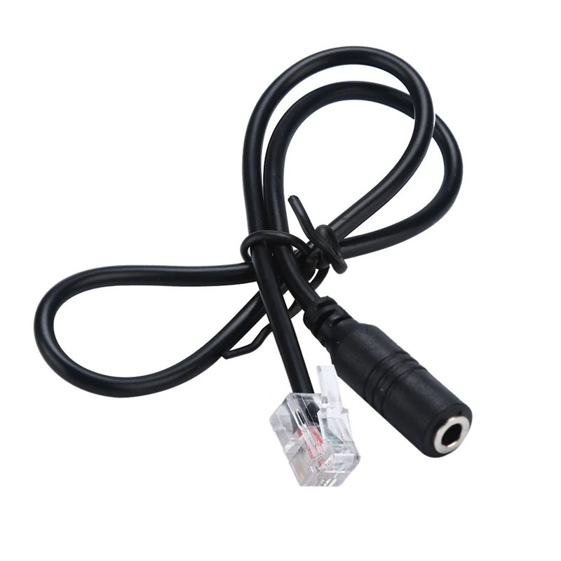 

10PC Phone Adapter Rj9 To 3.5 Female Adapter Convertor Cable PC Computer Headset Telephone