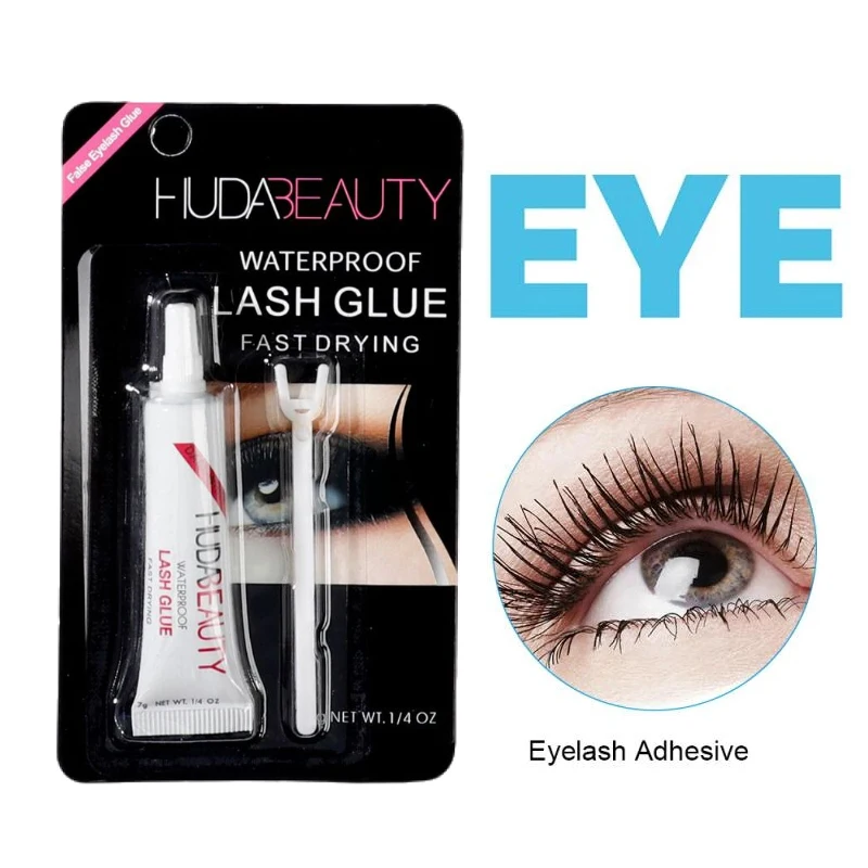 

Клей для накладных ресниц HUDA, клей для накладных ресниц для макияжа, клей для накладных ресниц, прозрачный, белый, темный, черный, водостойкие ресницы для косметики TSLM2