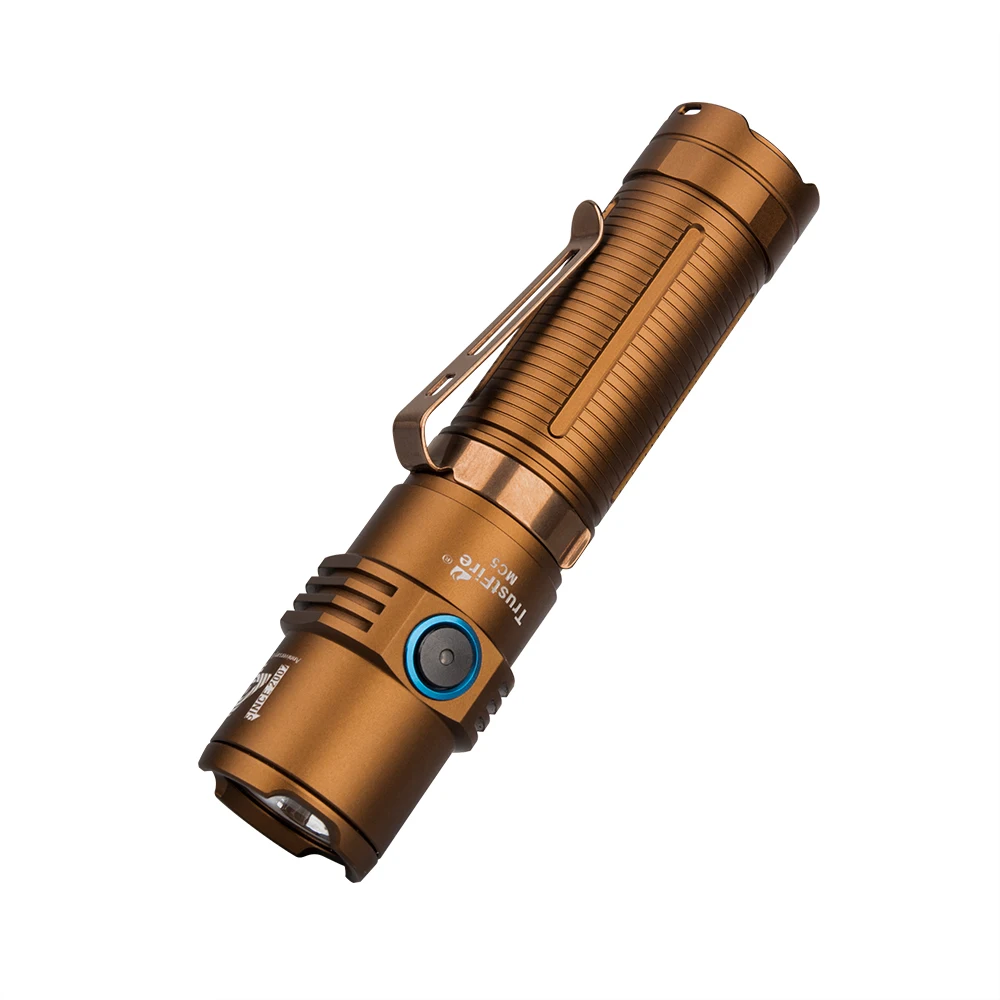 Светодиодный фонарик Trustfire MC5, 3300люмен, перезаряжаемая лампа EDC 21700, аккумуляторные батареи с магнитной USB зарядкой и индикатором питания