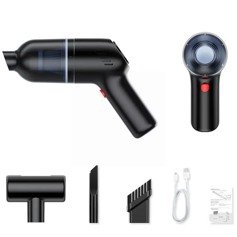 

Portable Mini 4500pa Wireless Car Vacuum Cleaner Cordless Handheld Auto Vacuum For Dog Hair Sucker Pet Dust Keyboard Ho O3q9