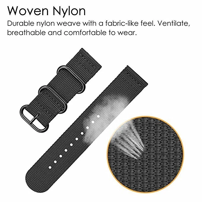 For Xiaomi Amazfit T-Rex 2 Strap Smart Watch Nylon Canvas Buckle Bracelet For Amazfit T Rex 2 Screen Protector Accessories