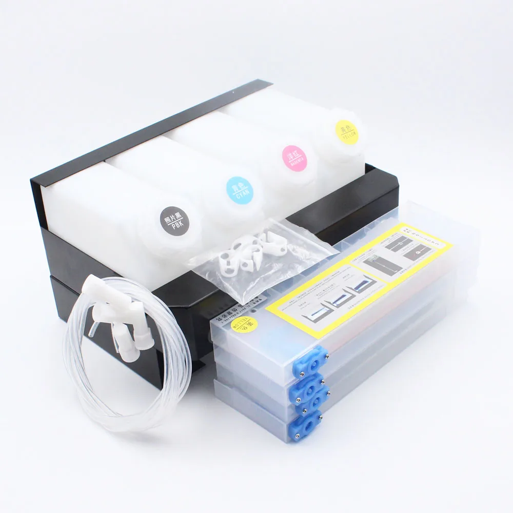 4 чернила + картриджа с чернилами Система СНПЧ непрерывной подачи чернил для