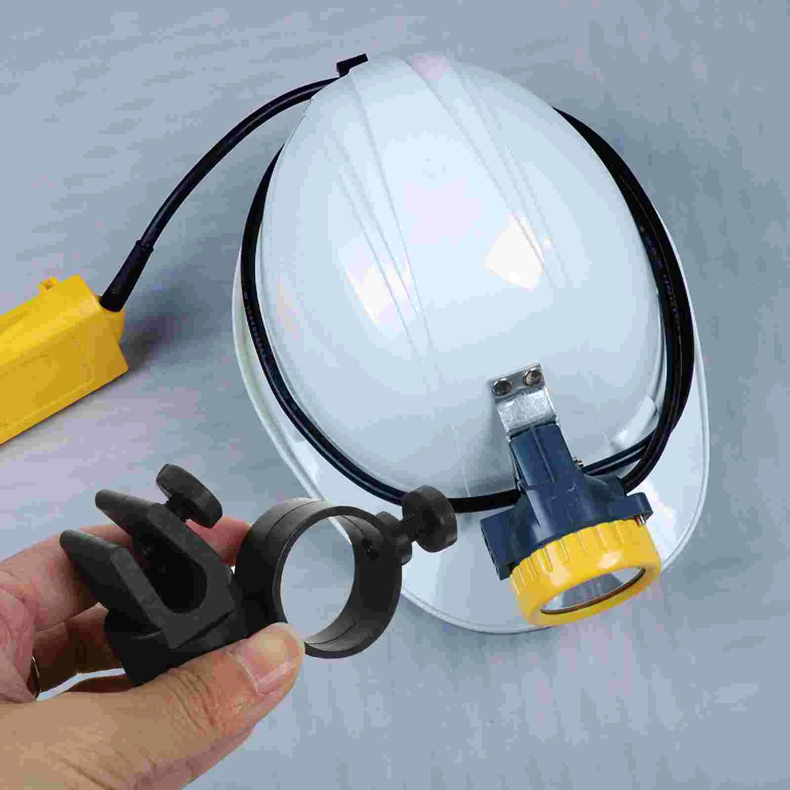 

Flashlight Holder Hard Hat Clip Belt Side Headlamp Clips Hook Mounting Headlight Firefighters accessories