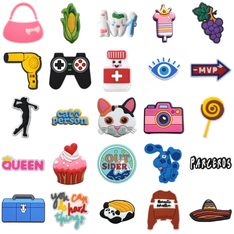 

Men Para Pins Set Jeans Girl Boy Shoe Charms Gifts Packs Women Charm Decorations for Crocs Wholesale Bulk Kids Shoes Accessories