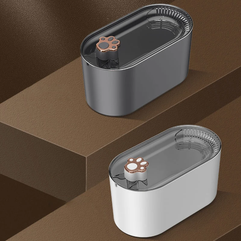 Автоматический питьевой фонтан для кошек 3000 мл бесшумный Поильник диспенсер