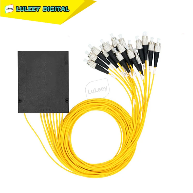 

FC UPC PLC 1x16 разделитель коробка FC Оптический разделитель оптоволоконный высококачественный керамический сердечник возврат потери 55 дБ