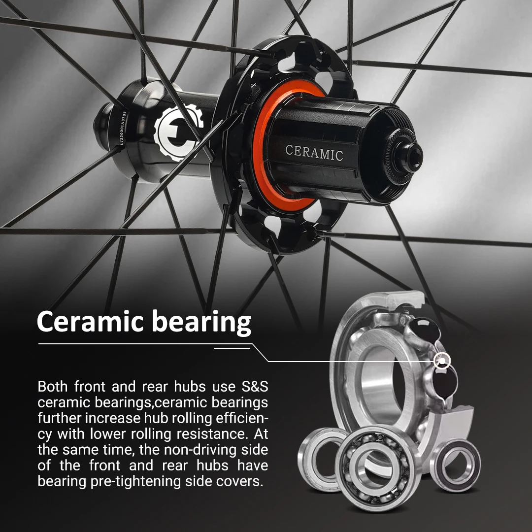 Карбоновая колесная пара ELITEWHEELS PRO X WEAVE