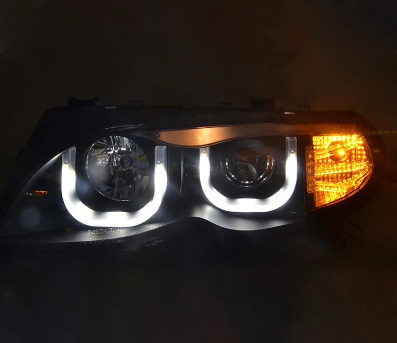 Оптовая продажа Facelift E46 передний угол глаз светодиодный галогенный головной