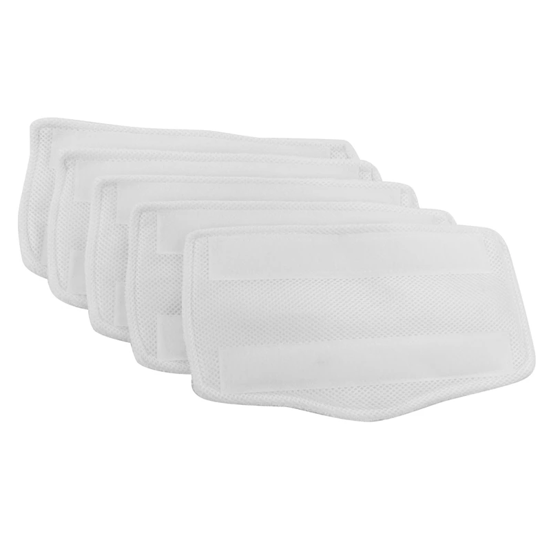 

5 Pack Washable Steam Mop Pads Replacement For Shark Steam And Spray Mop SK410, SK460, SS460WM, SK435, SK140, SK115, S3101, S320