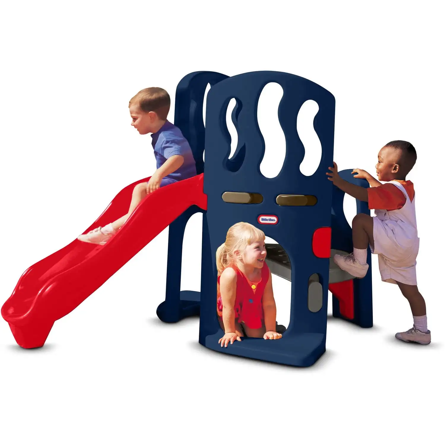 

Игрушка для скалолазания Little Tikes, синяя и красная-игрушка для скалолазания и скольжения для детей от 2 до 6 лет