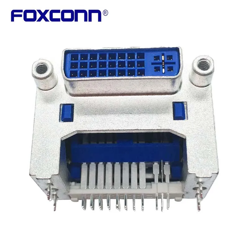 

Foxconn QH11121-DAHF-4F Elevated DVI Connector 29PIN Socket Spot stock
