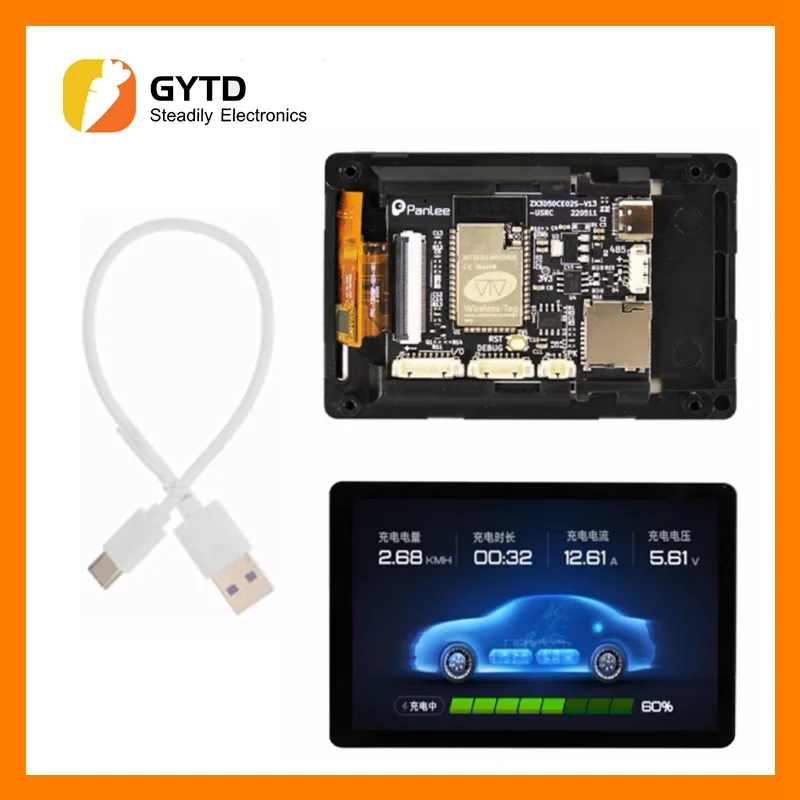 

1PCS ESP32 Development Board - WT32-SC01 PLUS With 3.5 inch 320X480 Capacitive Multi-Touch LCD Screen Built-In Bluetooth Wifi