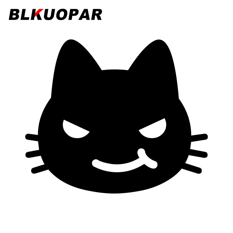 

BLKUOPAR Cat Smile виниловые наклейки на машину аниме наклейка индивидуальная устойчивая к царапинам защита для окон мотоциклов и дверей автомобил...