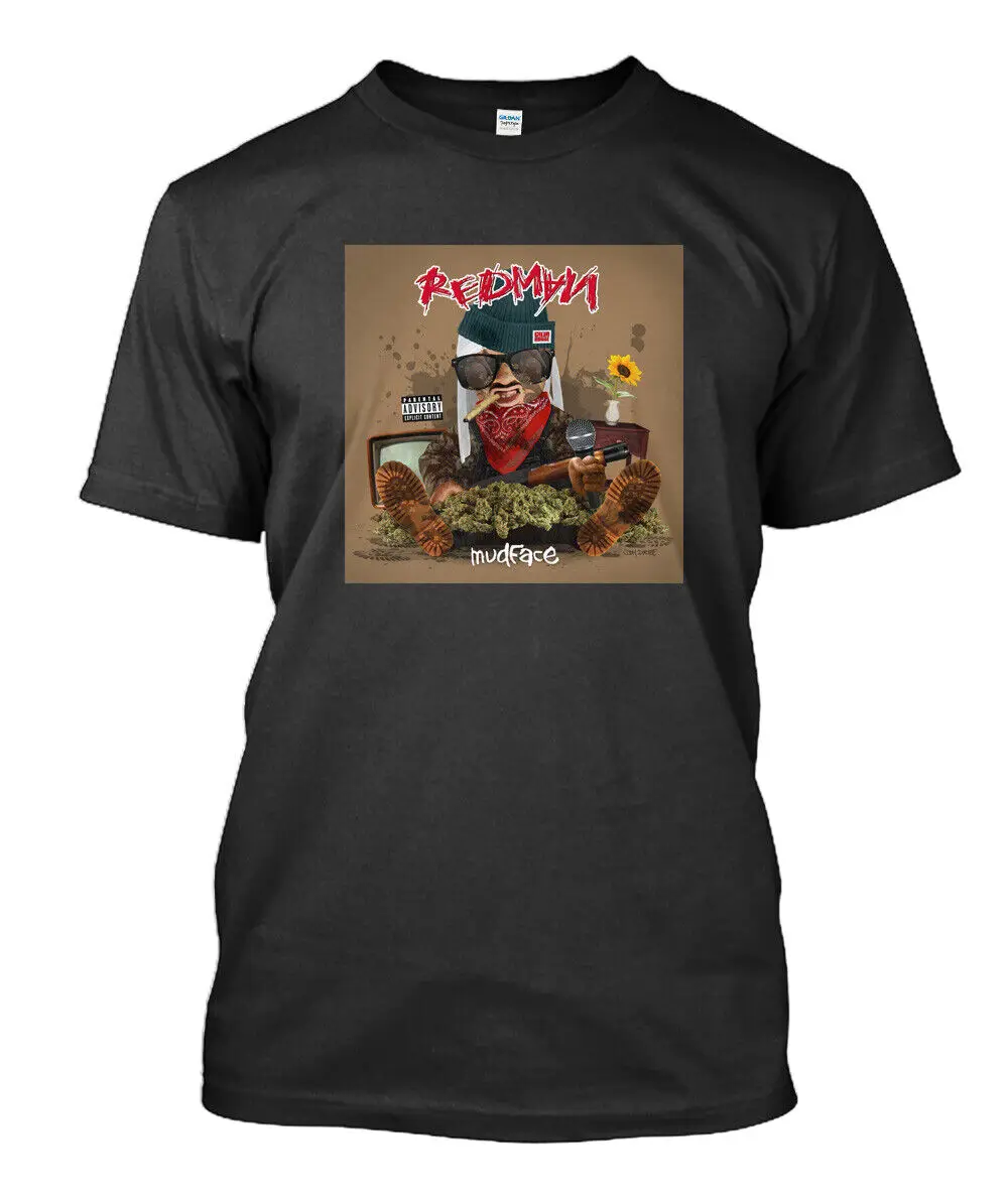 

New Redman Mudface Rapper Dj American Premium Classic O-Neck Cotton T Shirt Men Casual Graphic Tees Tops Dropshipping