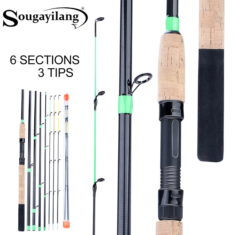 Удилище рыболовное из углеродного волокна 6 секций 3 м | Спорт и развлечения