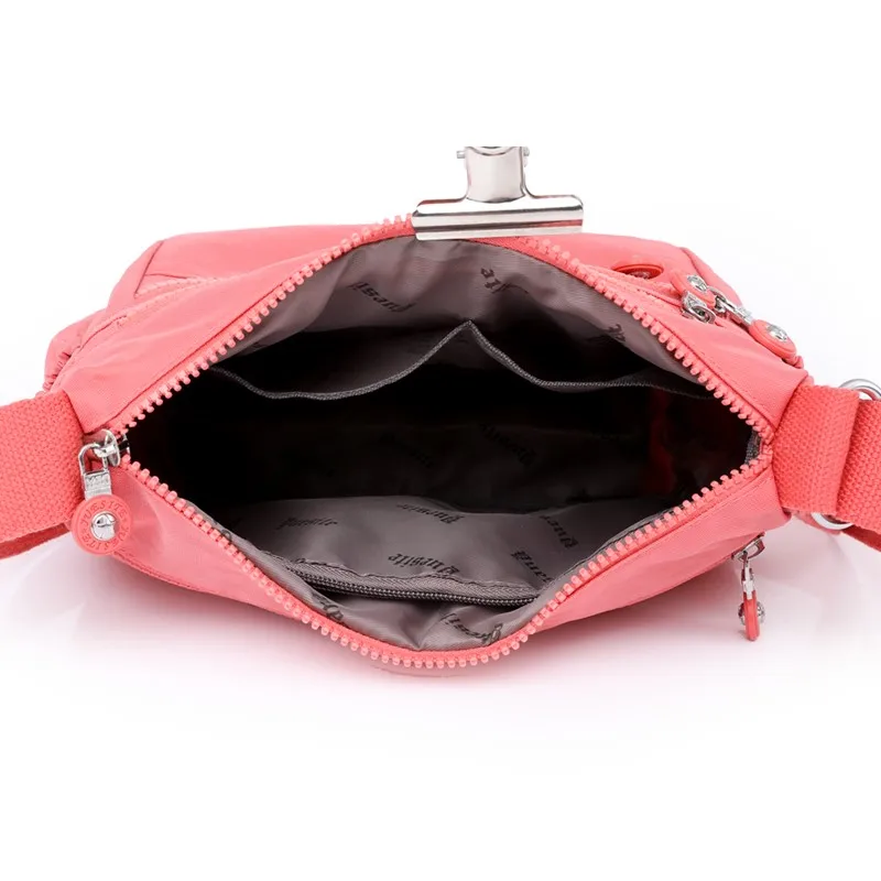 Fashion Women Shoulder Messenger Bag Waterproof Nylon Oxford Crossbody Bag Handbags Large Capacity Travel Bags Purse