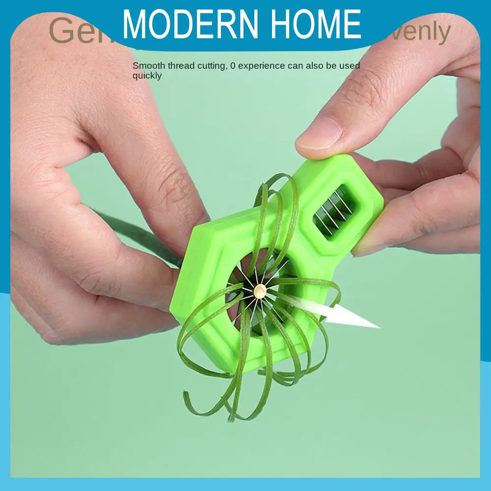 

Shredding Shredded Scallion Cutter Household Sharp Scallion Slicer Stainless Steel Easy Washing Plum Flower Slicer