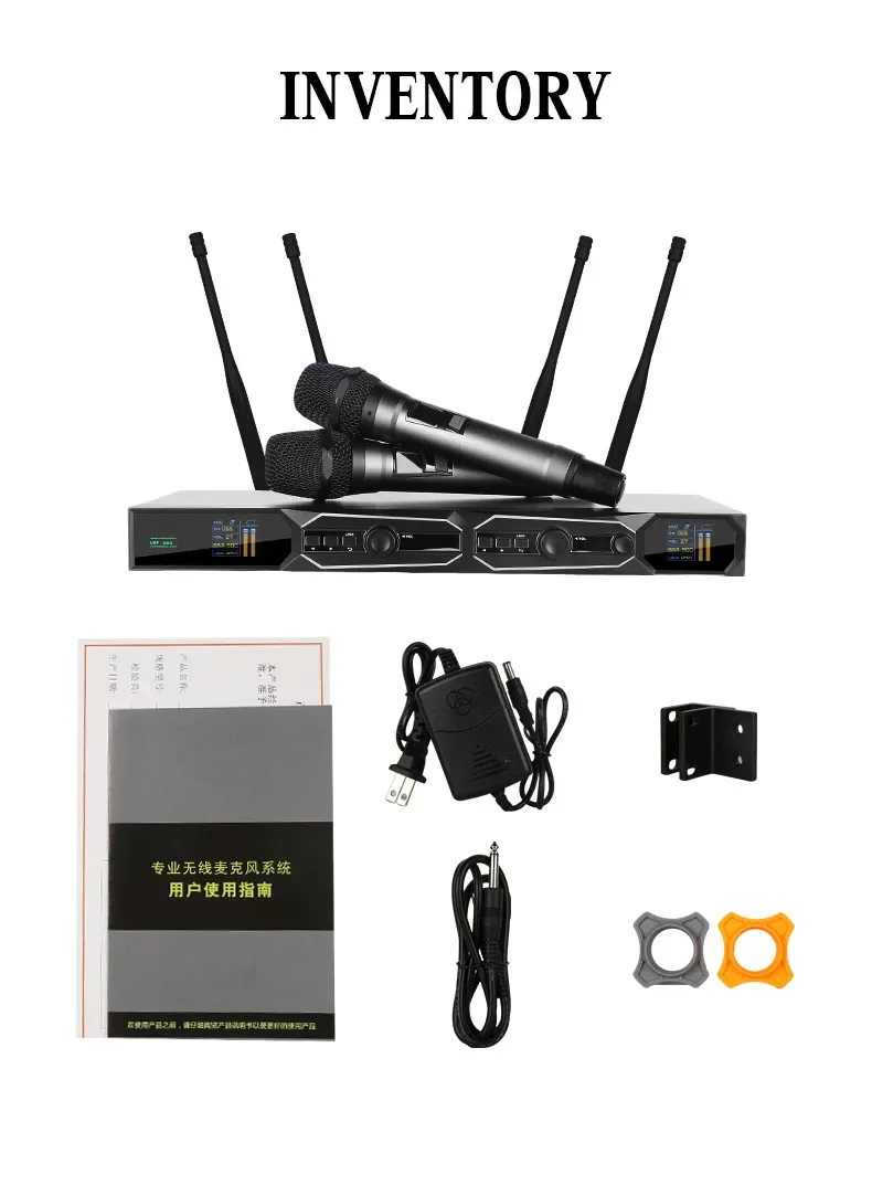 XTUGA GA808 Профессиональный UHF караоке домашний пение динамический беспроводной