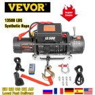 VEVOR 3000-13500LBS 12V электрическая лебедка для 4X4 синтетический автомобильный прицеп канаты буксировочный ремень с беспроводным управлением ATV грузовик внедорожник