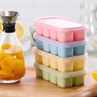 1x8 ice blocks honeycomb ice cube trays reusable silicone ice cube mold bpa free ice maker with removable lids ice grid