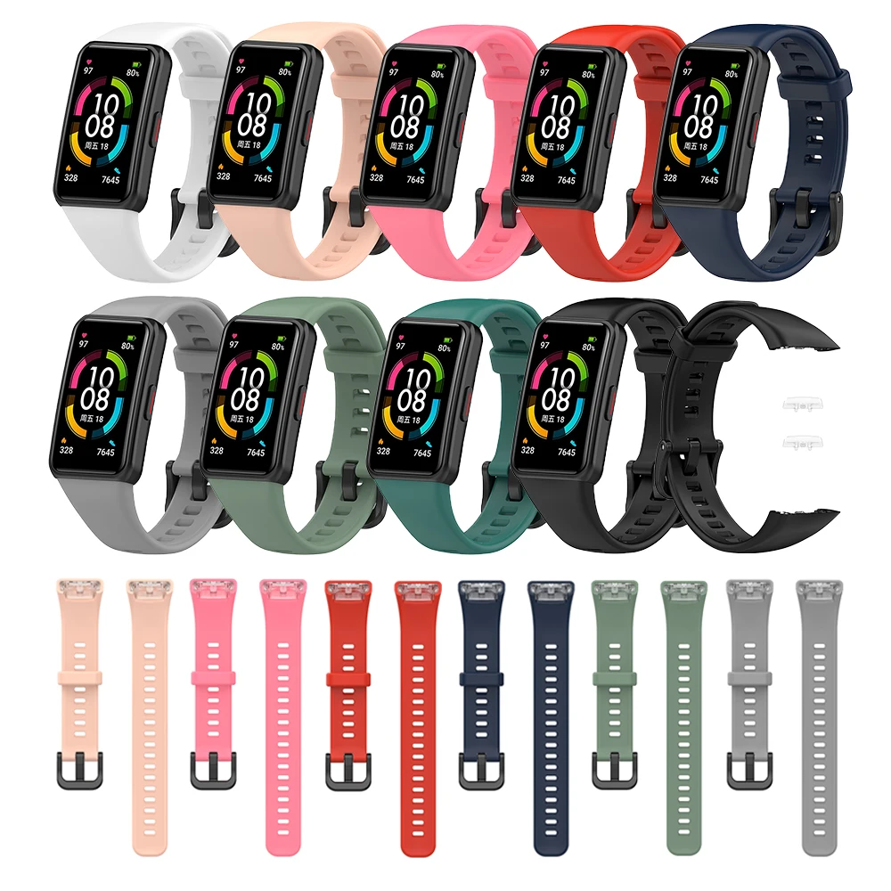 

Ремешок силиконовый для смарт-часов Huawei Honor Band 6, спортивный браслет для наручных часов Honor Band6 Huawei Band 6
