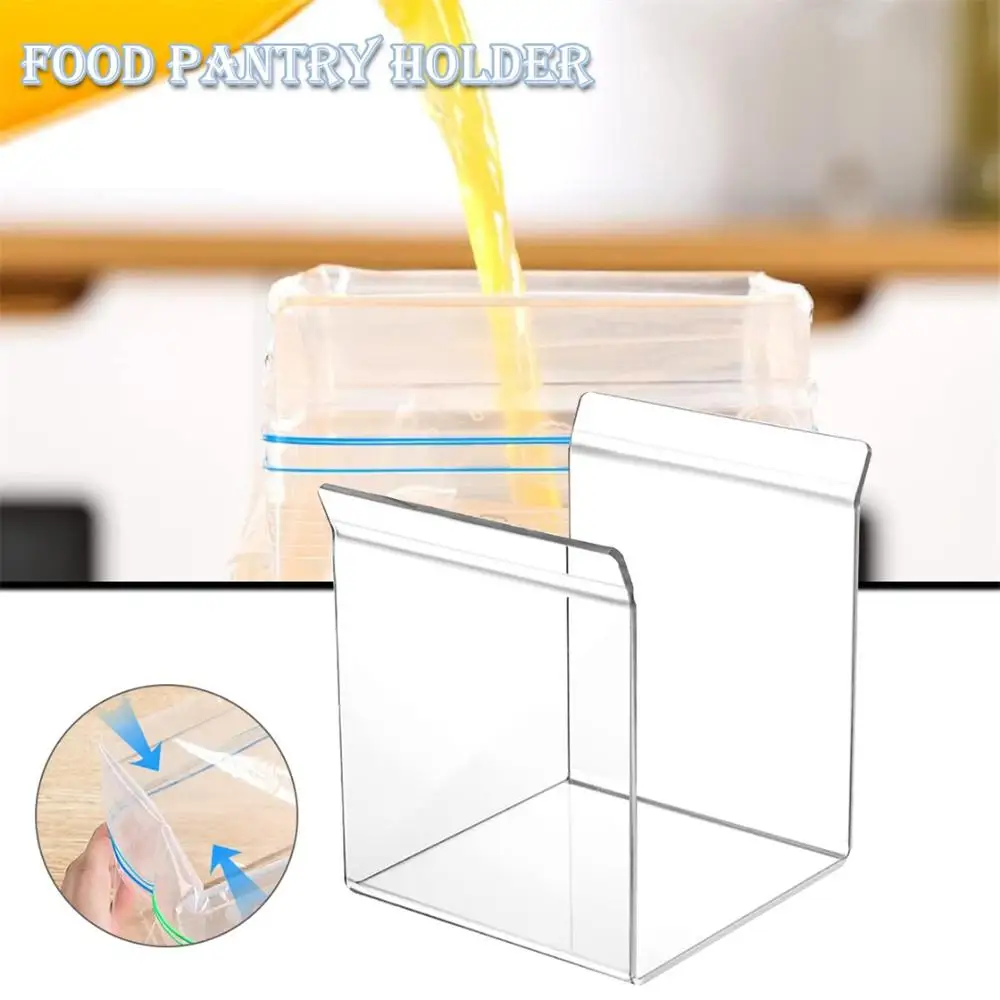 Держатель для сумки еды акриловый кронштейн с высокой проницаемостью прочный