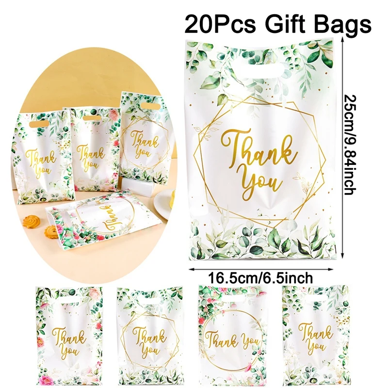 

Пластиковые подарочные пакеты 10/20/50 шт