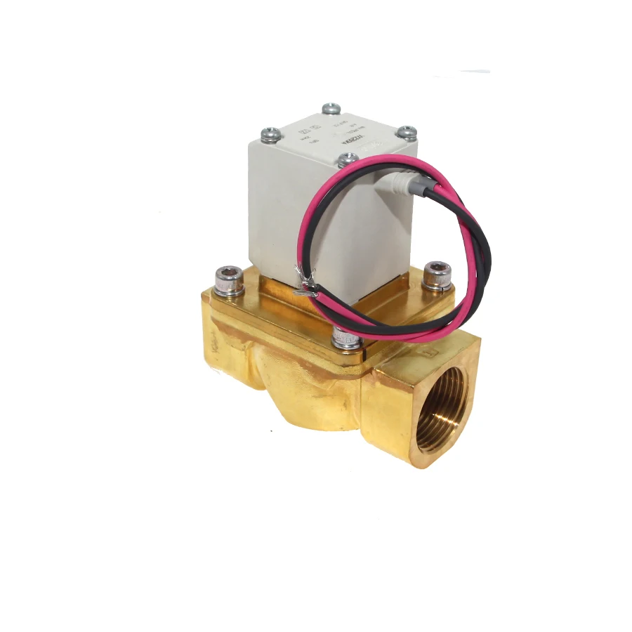 Аутентичный SMC DC24V VXZ260KA 1 МПа 25 мм отверстие G1 &quot2/2 Way латунный управляющий