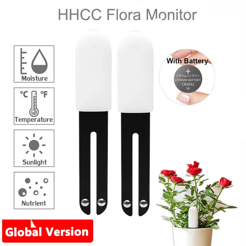 

Global Version HHCC Flora Monitor Garden Care Plant Grass Soil Water Fertility Smart Tester Sensor Flower Gardening Detector