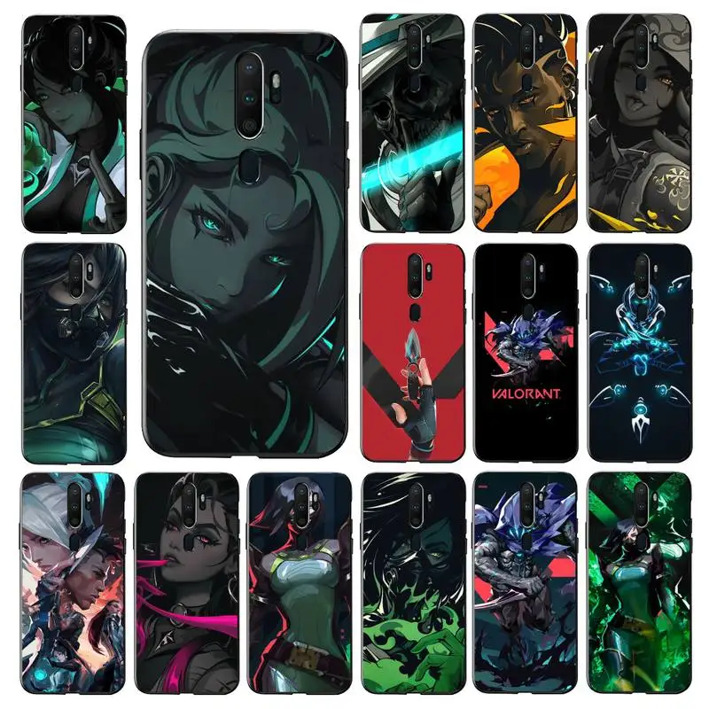 

MaiYaCa Valorant Game Phone Case for Vivo Y91C Y11 17 19 17 67 81 Oppo A9 2020 Realme c3