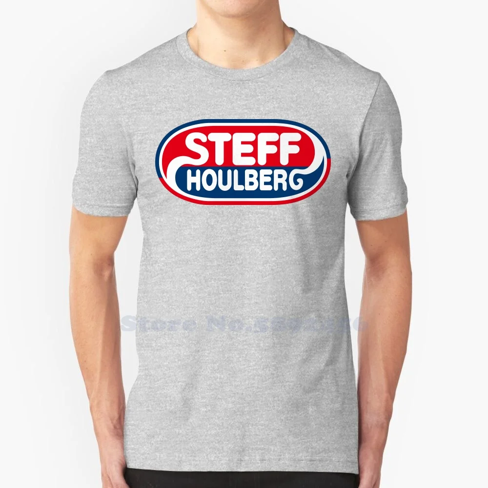 

Steff Houlberg Casual Streetwear Print Logo T-shirt Graphic 100% Cotton Tee