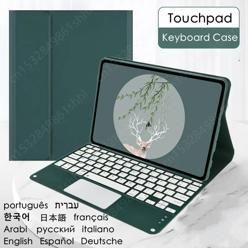 

Touchpad Keyboard Case for Lenovo Tab M10 Plus 3rd Gen Case 10 6 Funda Teclado for Xiaoxin Pad 2022 Case 10.6 Keyboard Cover